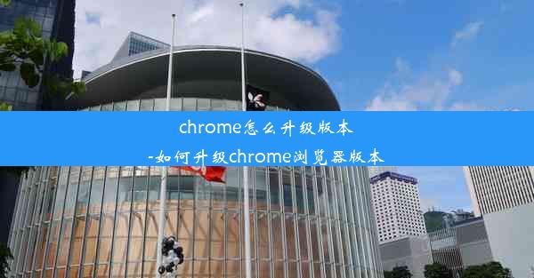 chrome怎么升级版本-如何升级chrome浏览器版本