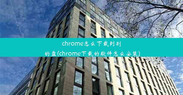 chrome怎么下载到别的盘(chrome下载的软件怎么安装)