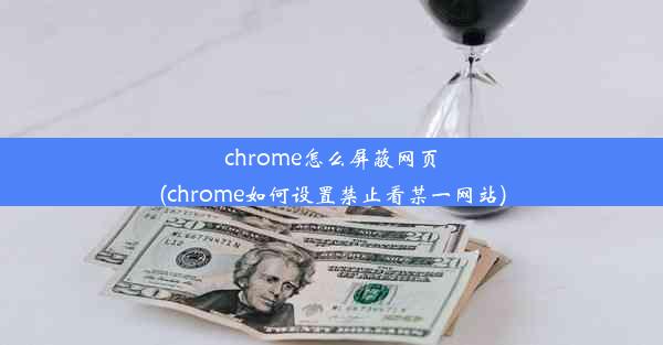 chrome怎么屏蔽网页(chrome如何设置禁止看某一网站)