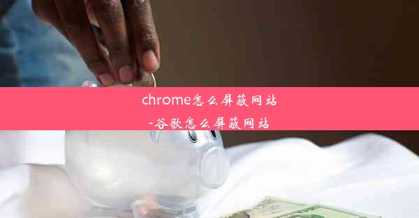 chrome怎么屏蔽网站-谷歌怎么屏蔽网站