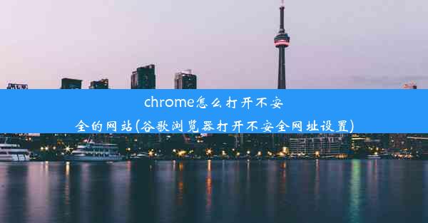 chrome怎么打开不安全的网站(谷歌浏览器打开不安全网址设置)