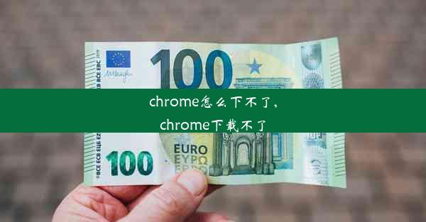 chrome怎么下不了,chrome下载不了