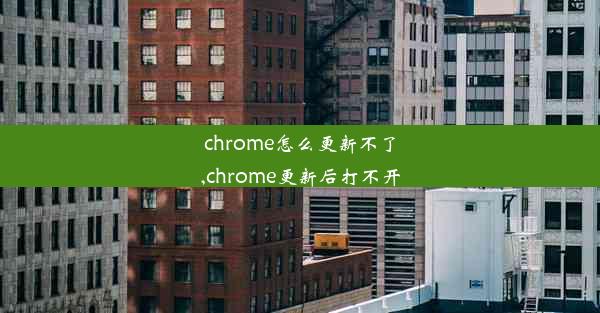 chrome怎么更新不了,chrome更新后打不开