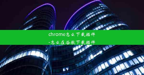 chrome怎么下载插件-怎么在谷歌下载插件