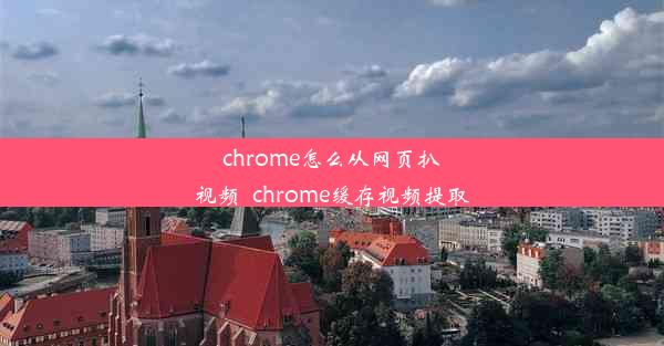 chrome怎么从网页扒视频_chrome缓存视频提取