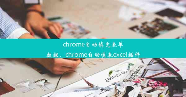 chrome自动填充表单数据、chrome自动填表excel插件