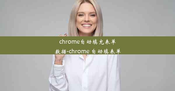 chrome自动填充表单数据-chrome 自动填表单