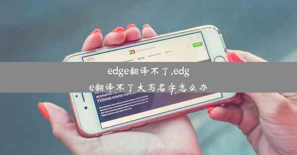 edge翻译不了,edge翻译不了大写名字怎么办