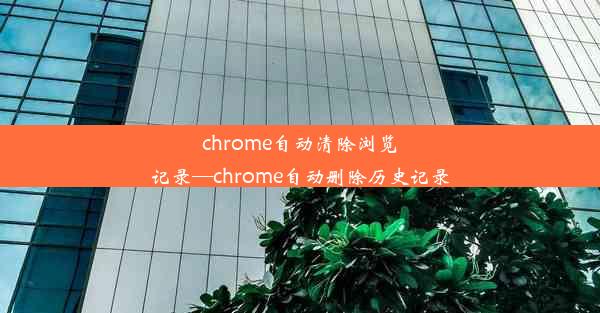 chrome自动清除浏览记录—chrome自动删除历史记录