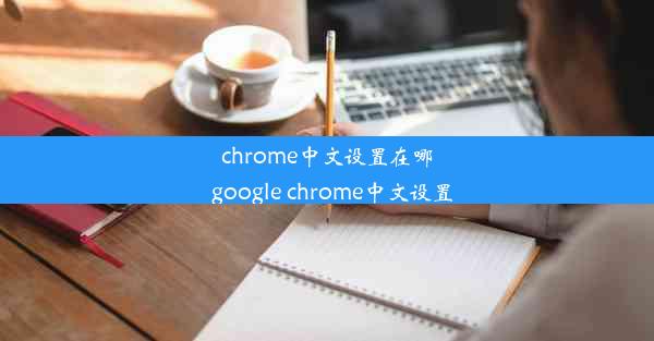 chrome中文设置在哪_google chrome中文设置