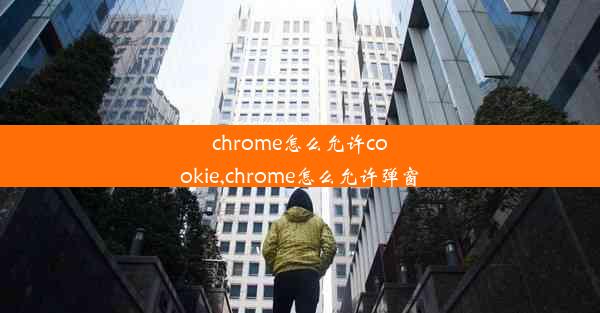 chrome怎么允许cookie,chrome怎么允许弹窗