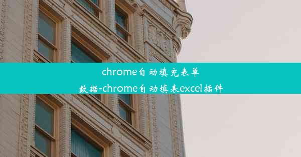 chrome自动填充表单数据-chrome自动填表excel插件