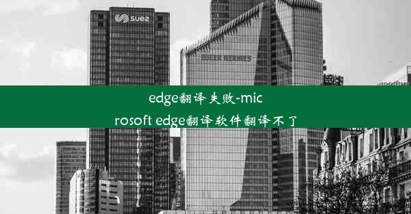 edge翻译失败-microsoft edge翻译软件翻译不了