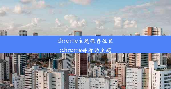 chrome主题保存位置;chrome好看的主题