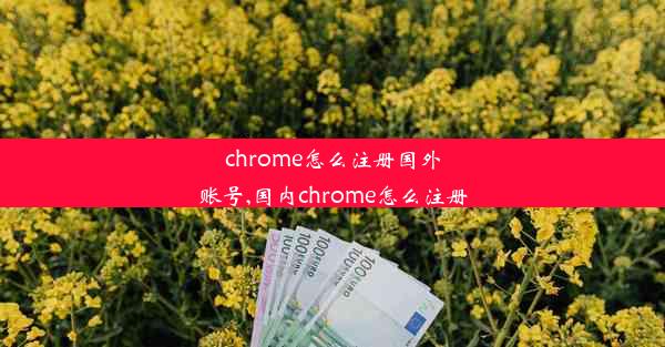 chrome怎么注册国外账号,国内chrome怎么注册