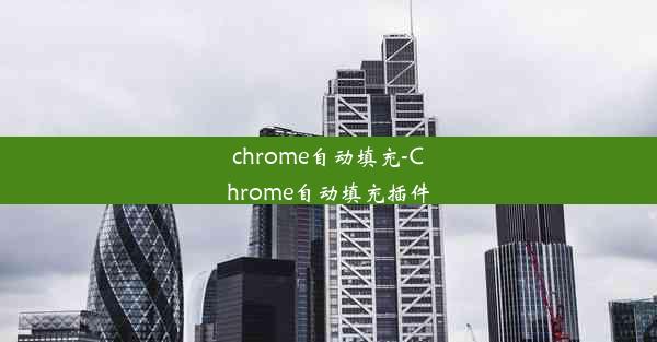 chrome自动填充-Chrome自动填充插件