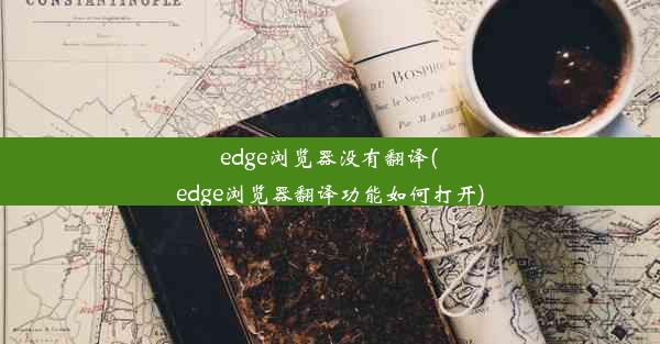 edge浏览器没有翻译(edge浏览器翻译功能如何打开)