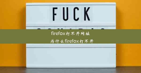 firefox打不开网址_为什么firefox打不开