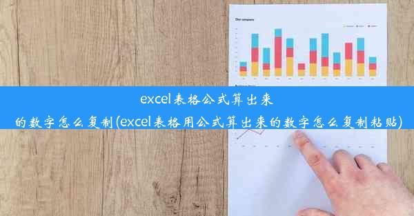 excel表格公式算出来的数字怎么复制(excel表格用公式算出来的数字怎么复制粘贴)