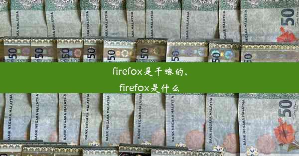 firefox是干嘛的,firefox是什么