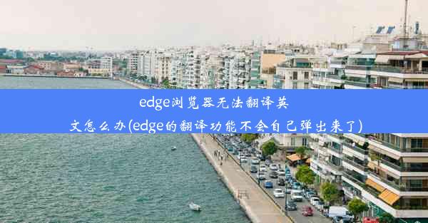 edge浏览器无法翻译英文怎么办(edge的翻译功能不会自己弹出来了)