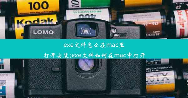 exe文件怎么在mac里打开安装;exe文件如何在mac中打开