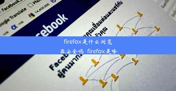 firefox是什么浏览器安全吗_firefox是啥