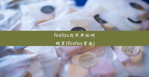 firefox打不开任何网页(firefox页面)