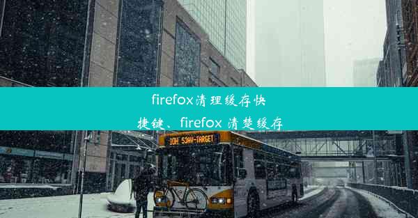 firefox清理缓存快捷键、firefox 清楚缓存