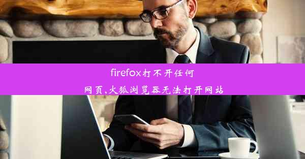 firefox打不开任何网页,火狐浏览器无法打开网站