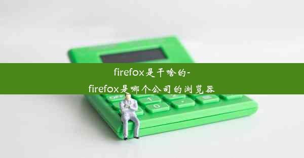 firefox是干啥的-firefox是哪个公司的浏览器