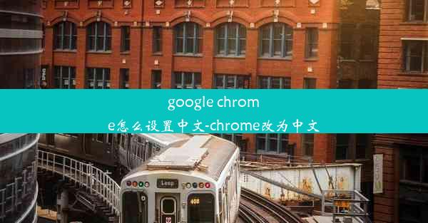 google chrome怎么设置中文-chrome改为中文