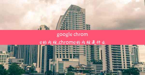 google chrome的内核,chrome的内核是什么