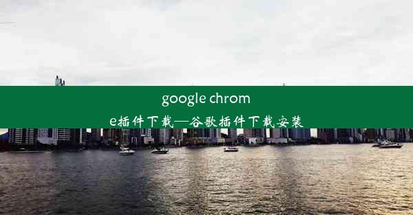 google chrome插件下载—谷歌插件下载安装