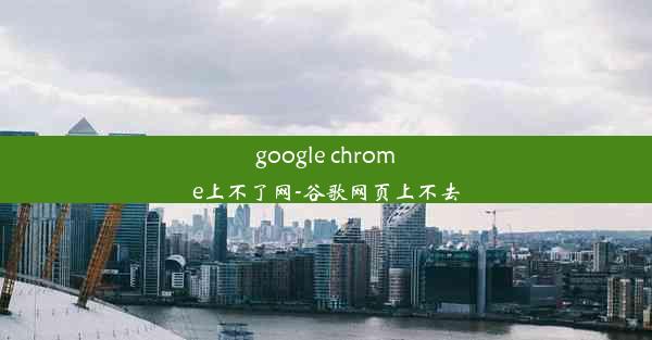 google chrome上不了网-谷歌网页上不去