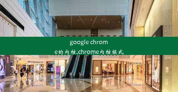 google chrome的内核,chrome内核模式