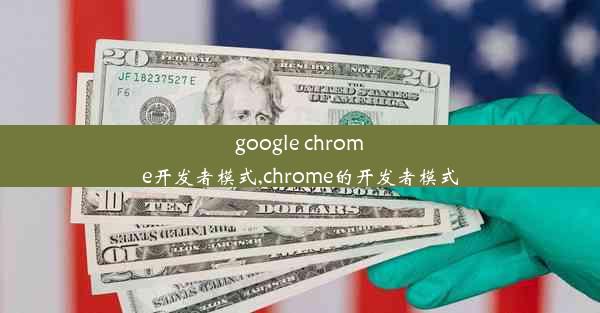 google chrome开发者模式,chrome的开发者模式