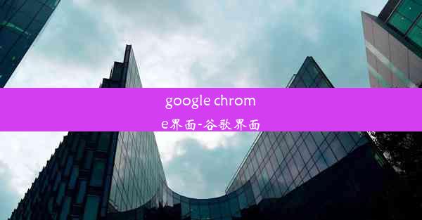 google chrome界面-谷歌界面