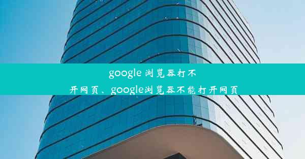 google 浏览器打不开网页、google浏览器不能打开网页