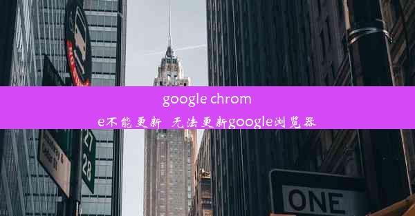 google chrome不能更新_无法更新google浏览器