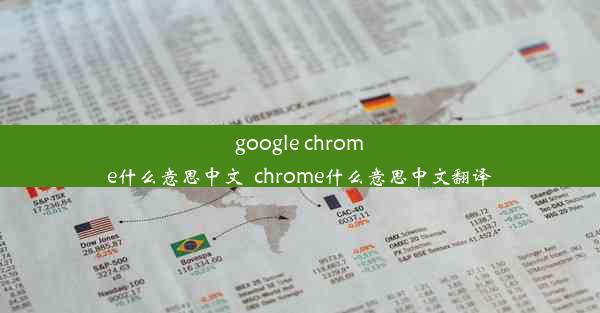 google chrome什么意思中文_chrome什么意思中文翻译