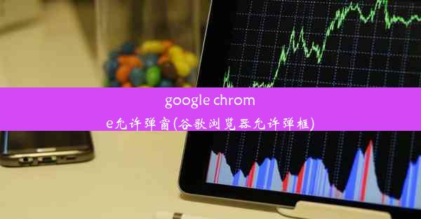 google chrome允许弹窗(谷歌浏览器允许弹框)