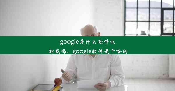 google是什么软件能卸载吗、google软件是干啥的