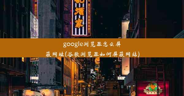 google浏览器怎么屏蔽网址(谷歌浏览器如何屏蔽网站)