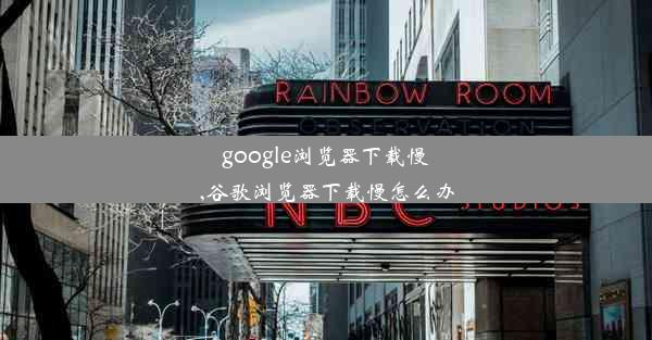 google浏览器下载慢,谷歌浏览器下载慢怎么办