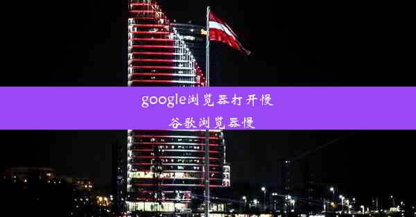 google浏览器打开慢_谷歌浏览器慢