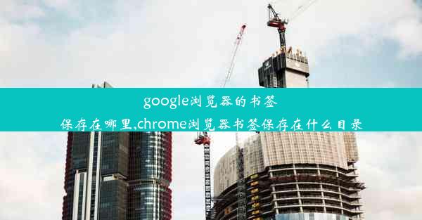 google浏览器的书签保存在哪里,chrome浏览器书签保存在什么目录