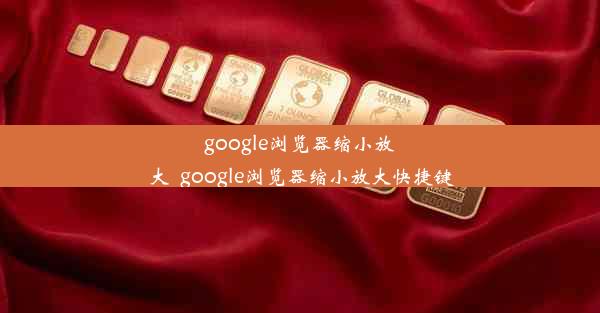 google浏览器缩小放大_google浏览器缩小放大快捷键