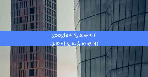 google浏览器好处(谷歌浏览器真的好用)