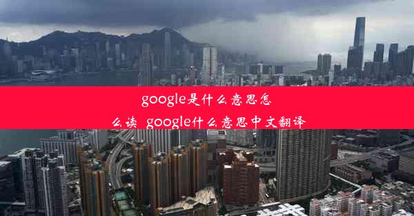 google是什么意思怎么读_google什么意思中文翻译